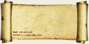 Kristina Maljoković vizit kartica